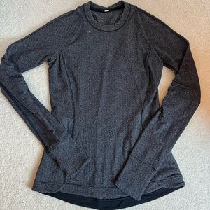 Lululemon runderful long sleeve heathered herringbone sz 6